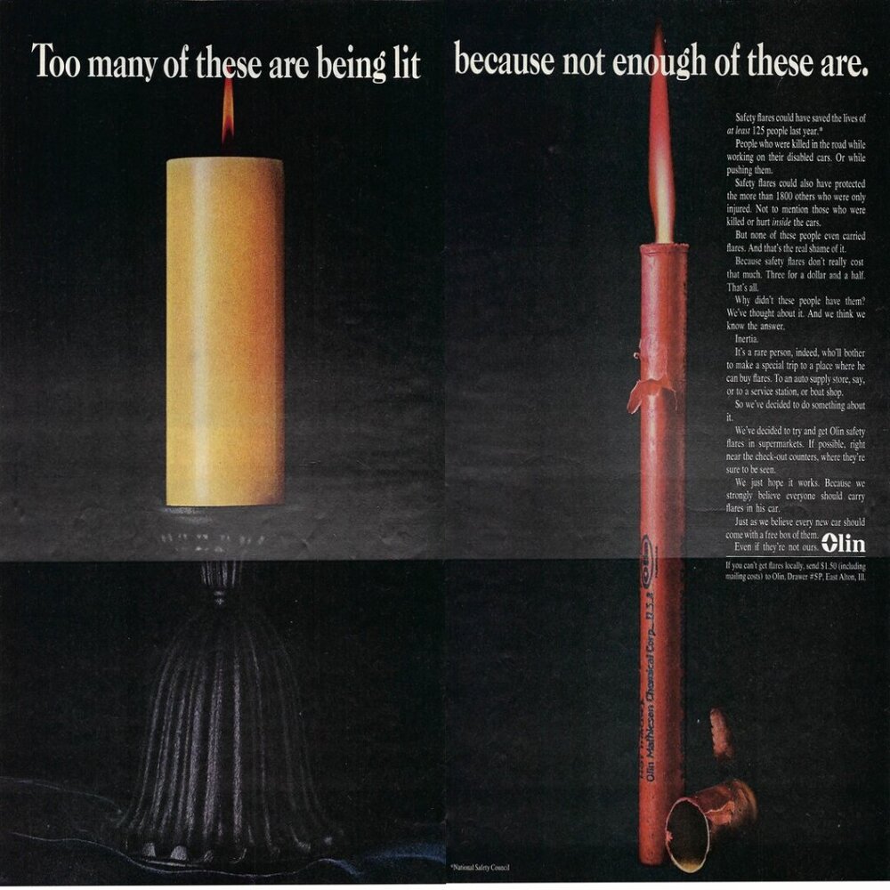 1967 Olin Corporation Too Many Of These Lit Vintage Magazine Print Ad/Poster